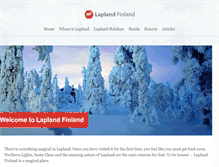 Tablet Screenshot of laplandfinland.net